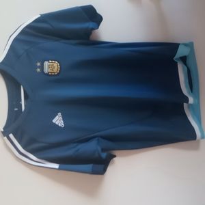 Plain patched Argentina somos jersey